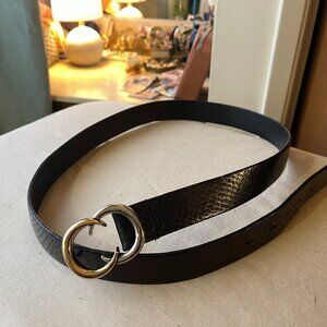 ETEREO Italian leather belt - sz. L (32")